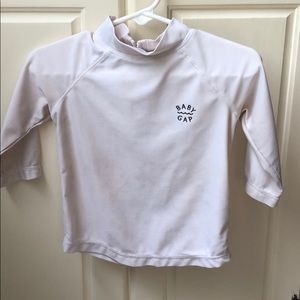 Baby gap rash guard